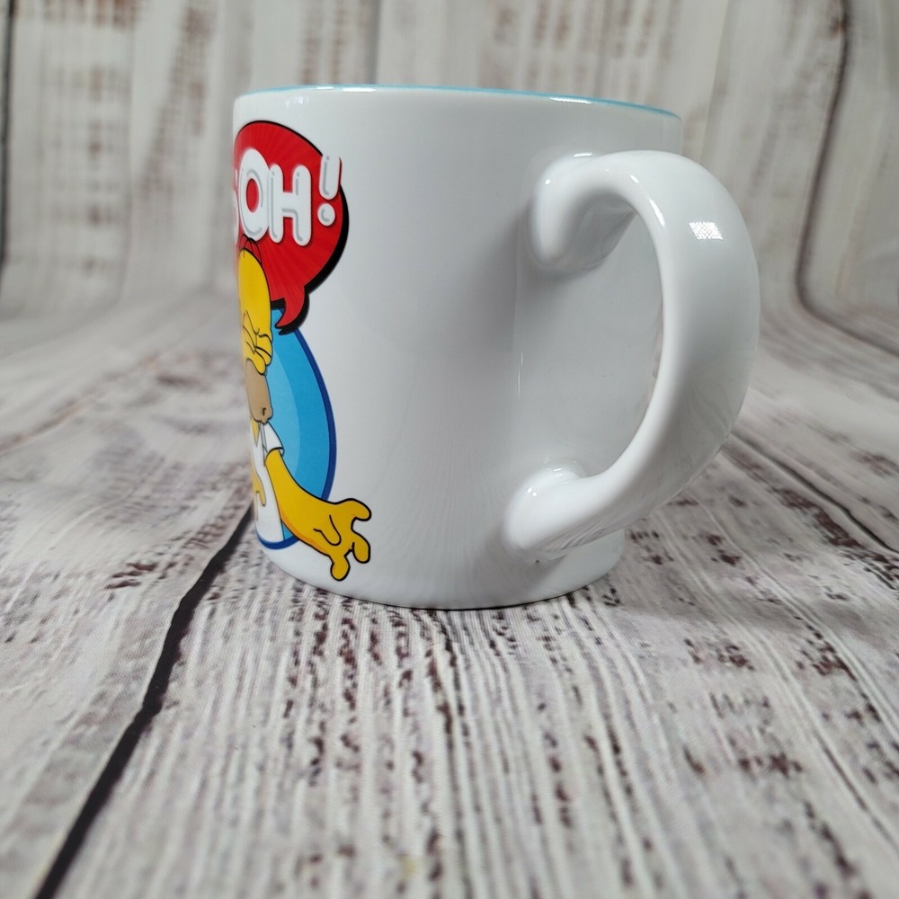 The Simpson's Homer D'OH! Coffee Cup Mug Rare‎ 14oz - Picture 2 of 6